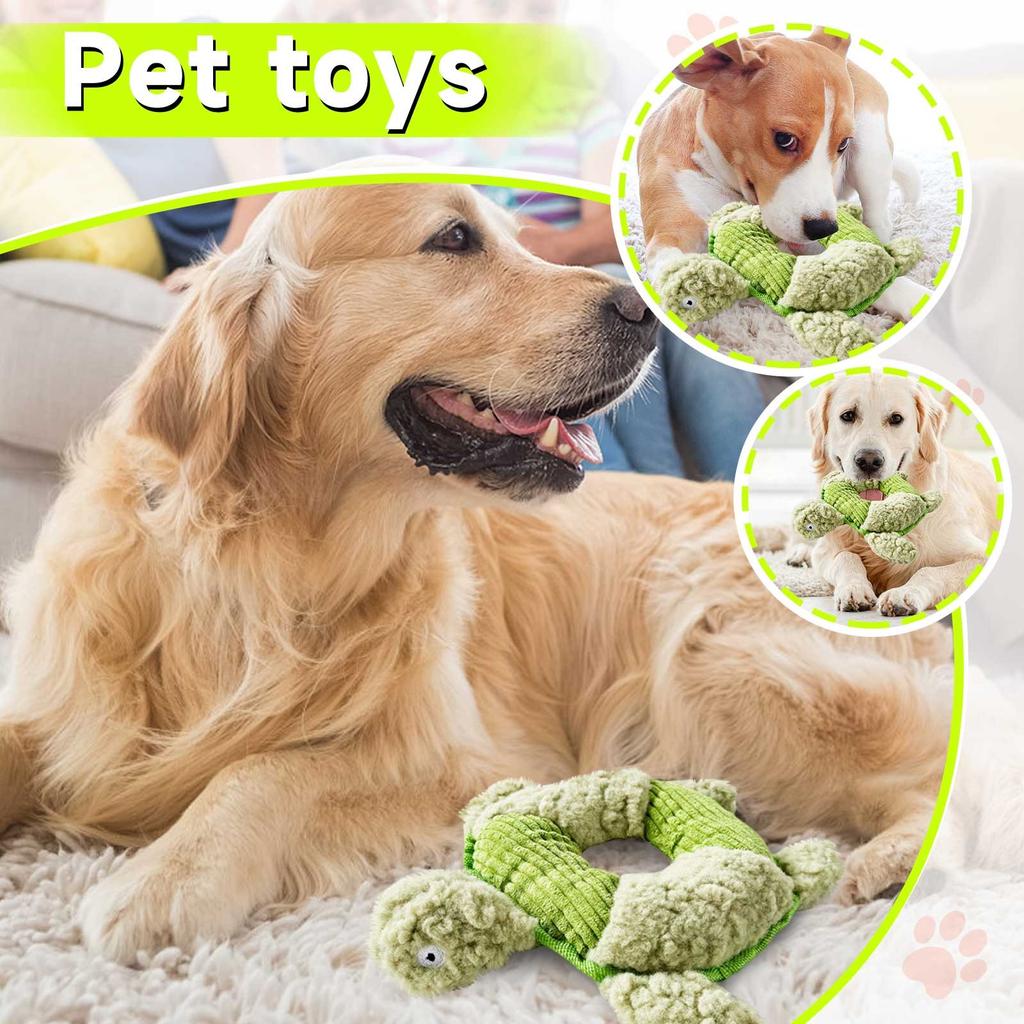 Indestructible Dog Toys, Interactive Dogs Toy Chew Toy, Indestructible Squeaky Dog Toys, Soft Plush Animal Playthings For Playing Trainin