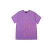 MLB Short Sleeved T Shirts Unisex Purple 31TSU1031-07V