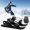 Kurze Ski Kurze Snowskates Kompaktes Skizubehör Multifunktionale Verstellbare Skitourenwerkzeuge Leichte Rutschfeste Schneefüße