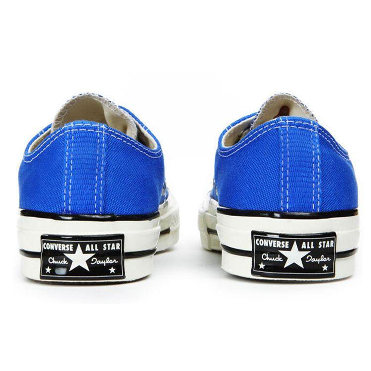 Converse Chuck Taylor All Star 70 Fashion Comfortable Versatile Low Top Canvas Shoes Unisex sneaker Blue 162061C