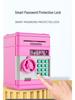 Smart Drop-Proof Children's Piggy Bank: Automatic Door, Large Capacity, Password-Protected Safe