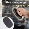 Reusable Emery Sponge Wipe With Handle Rust Grinding Brush  Kitchen Pot Cleaning Tool