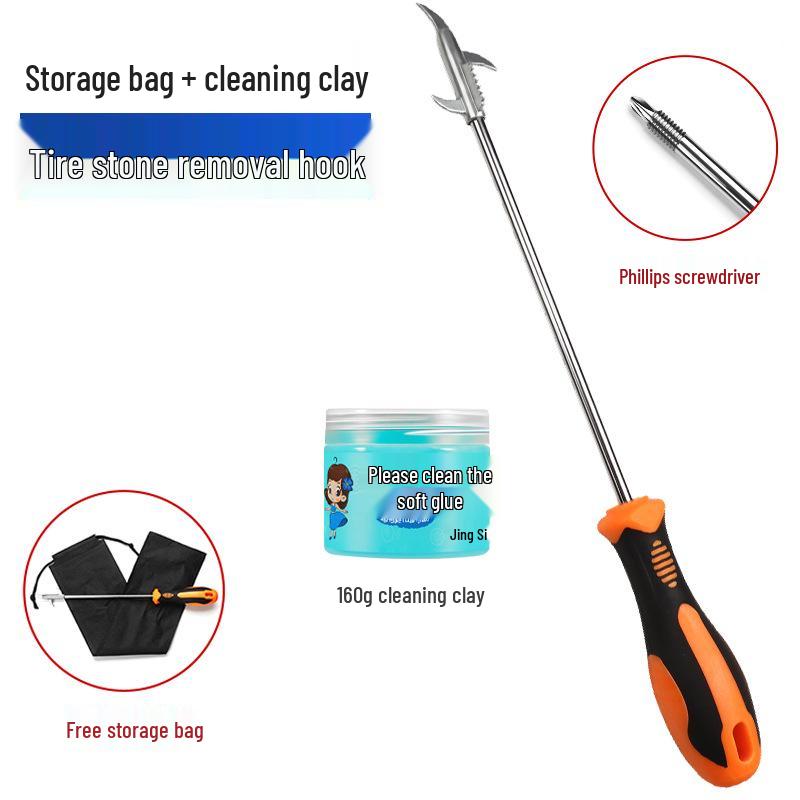 Multifunktionales Auto-Reifen-Steinentfernungswerkzeug