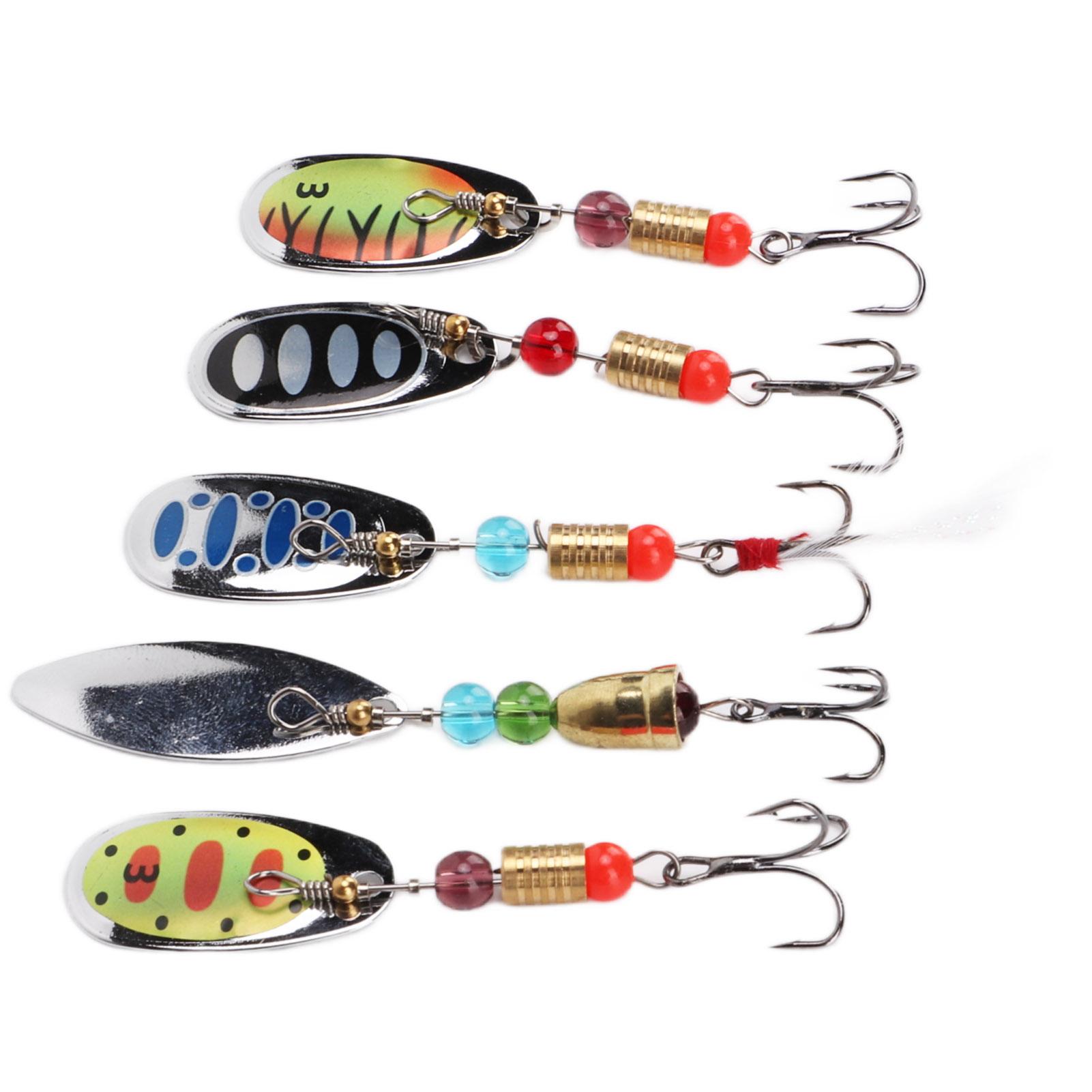 

5pcs Fishing Baits Stainless Steel Small Portable Lures Accessories for Fisherman