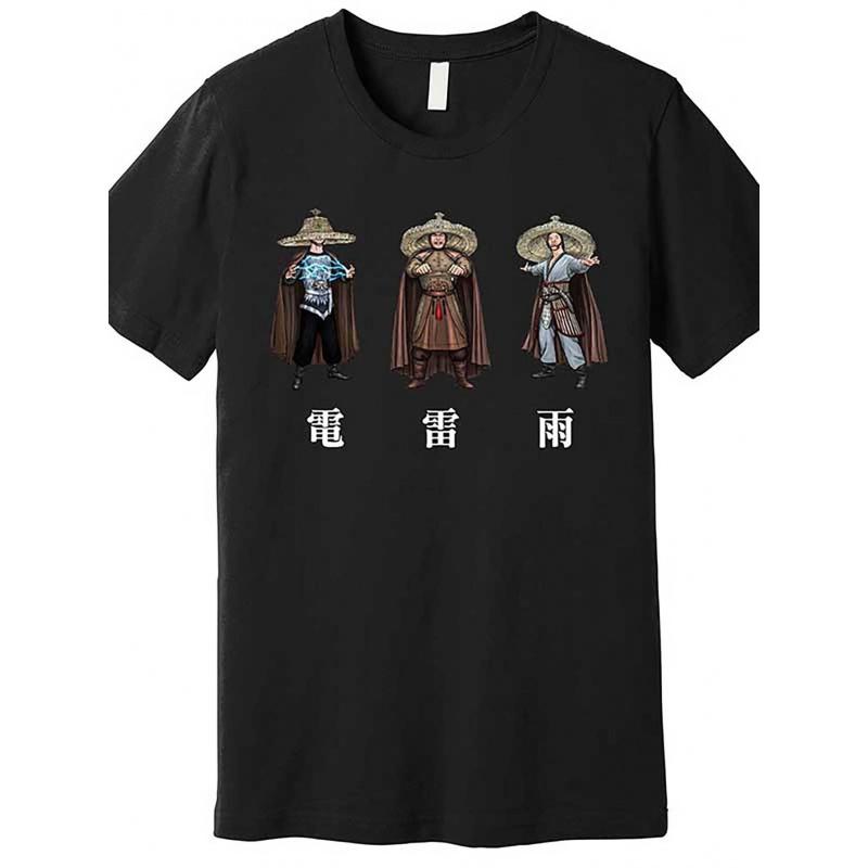 Men's Big Trouble in Little China Movie Graphic T-Shirt - A Storm Is Brewing Tee with Wang Chi-Tang, Ralph - Martial Arts Action Design - Casual Fan