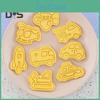 Pattern Cutters 8pcsset Cookie Vehicle Reusable Pp Children Holiday Cookie Mould Stencils For Kids