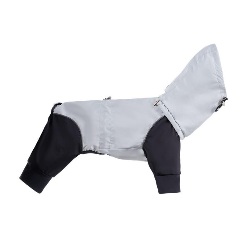Lightweight 4-Leg Raincoat Dogs Outdoor Breathable Waterproof Jacket Fall Winter All-Season