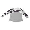 Men Cycling Jersey Breathable Quick Dry Long Sleeve Mountain Bike Shirt Sun Protection Biking Tops Grey L