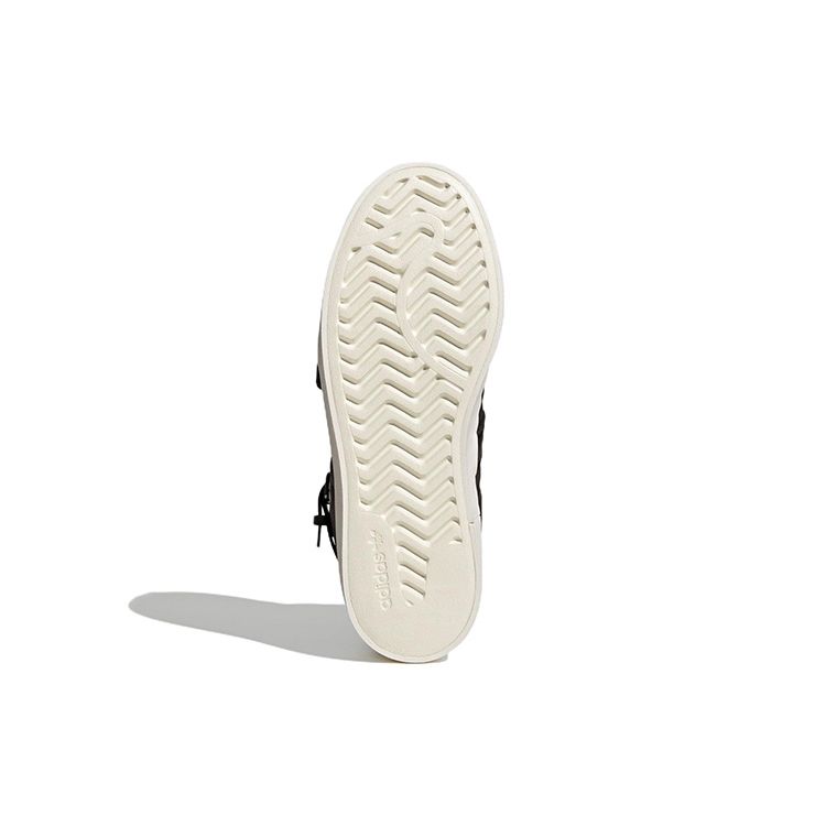 Adidas Originals Nizza Bonega Comfortable Non-Slip Durable High-Top Skate Shoes Women Skate Shoes Black White GW6760