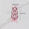 Pink Crown Candle Birthday 0-9 Number Cake Decoration Digital Candles Dessert Insert Decor Party Anniversary Day Cake Decor