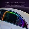 Iridescent Wireless LED Car Door Frame Light Strip – Flowing, No Wiring Needed