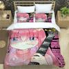 3D Print Anime Bochi the Rock Kesoku Bplus Beding Set Bedrom Soft Modern Bedspreads Comefortable Soft durable Quality Duvet Cover Quilt Pilowcase
