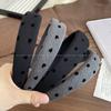 Korean-Style Heart Polka Dot Bow Wash Face Headband - Wide Edge Sponge with Top Temperament Hair Clip Accessory