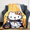 1pc Hello Kitty Halloween blanket Lightweight Flannel Throw for Sofa Bed Travel Camping Livingroom1138L