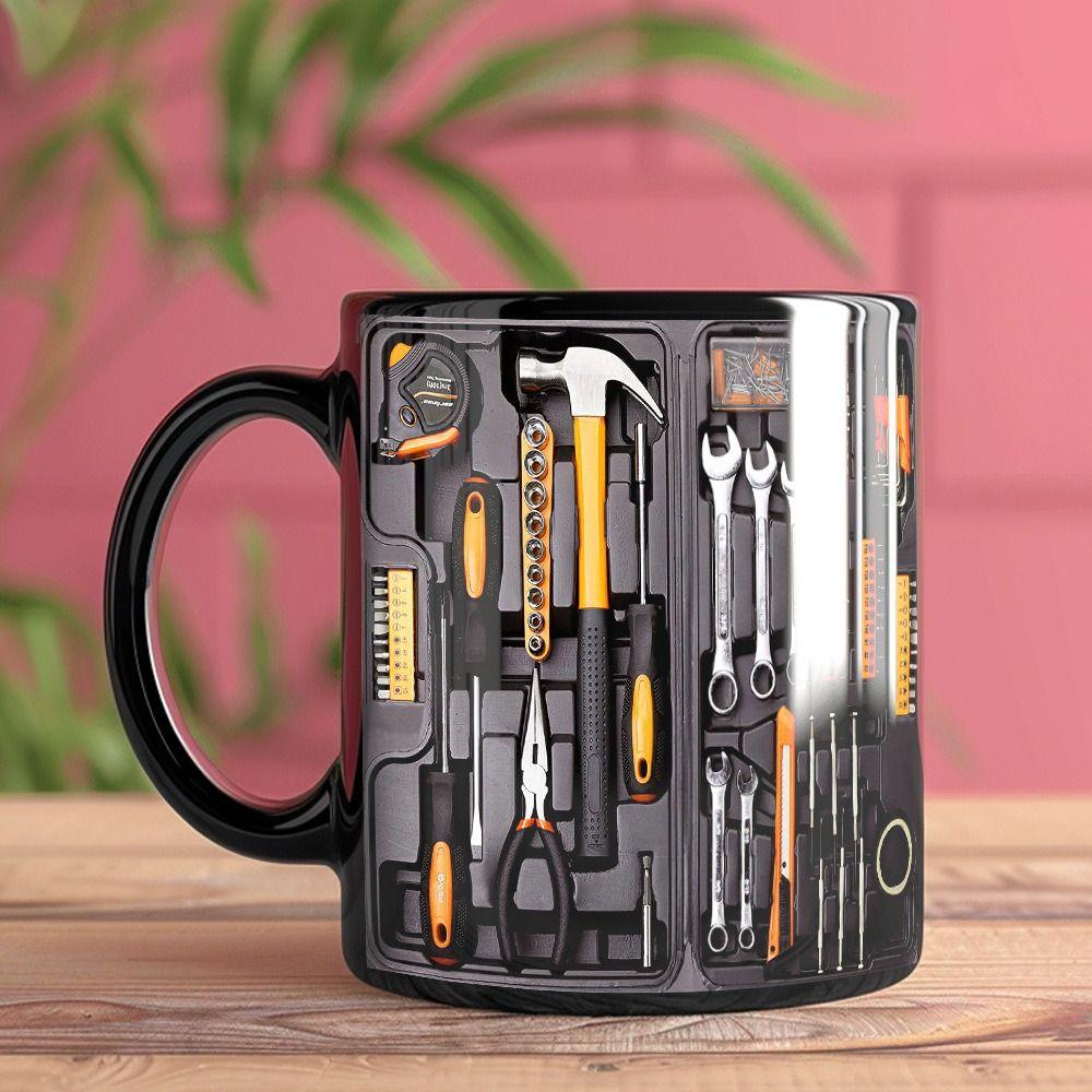 325ml Coffee Mug Ceramic Mechanic Mug Funny Mechanic Water Cup  Auto/Car Mechanic Gift