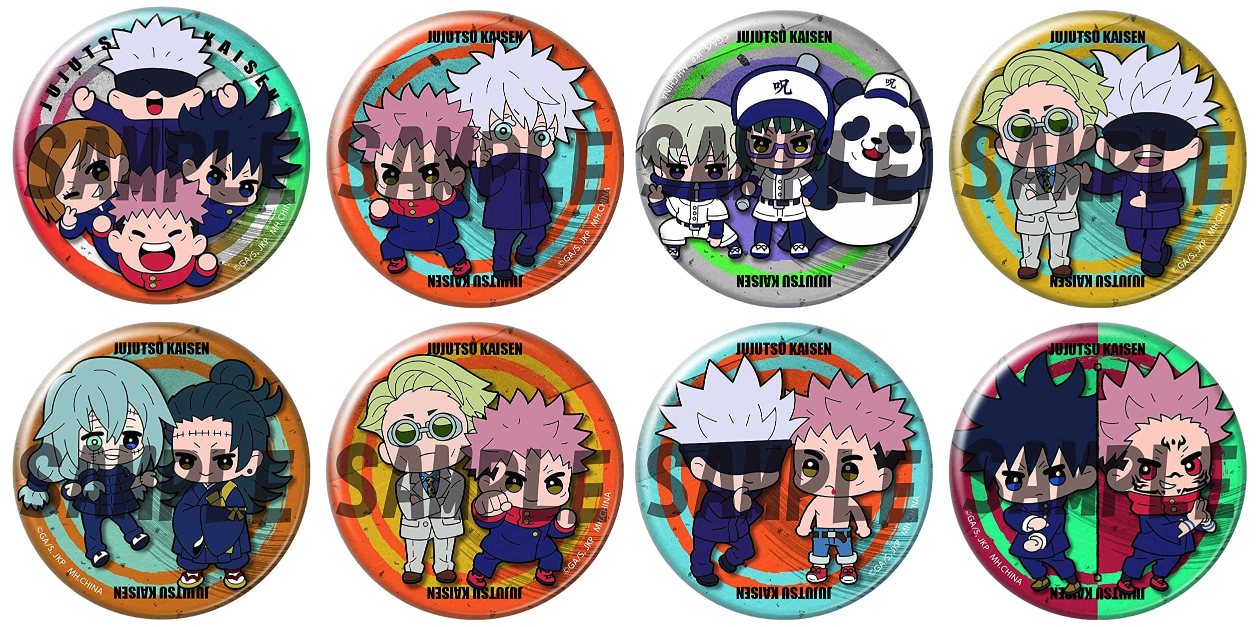 

Коллекция значков Jujutsu Kaisen Buddy Collection КОРОБКА Том 2