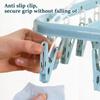 Extra Thick Multi Clip Hanger Heavy Duty Laundry Set Foldable Drip Hanger  Home Use