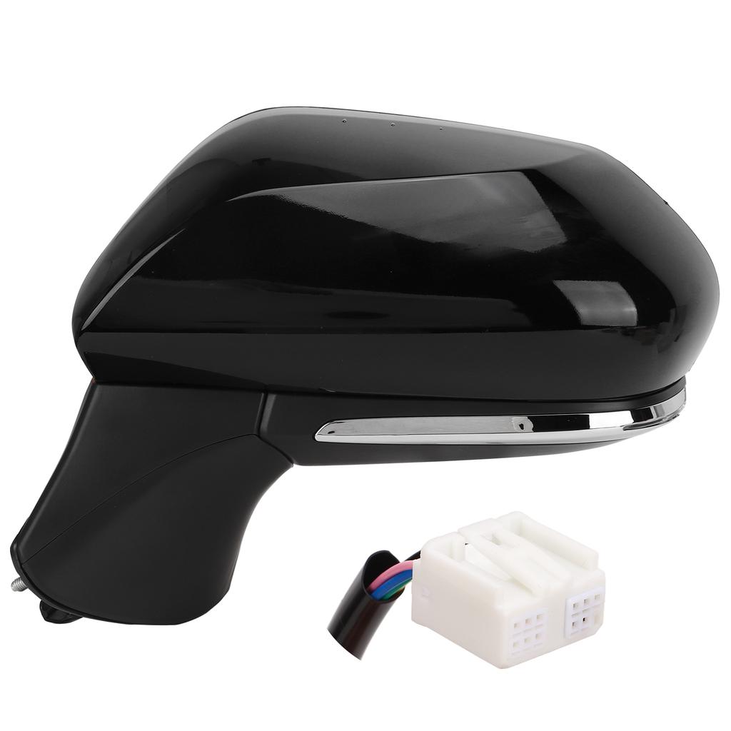 Gloss Balck Power Heated Side Mirror with Turn Signal Light for Camry XV70 2018?2022 Left