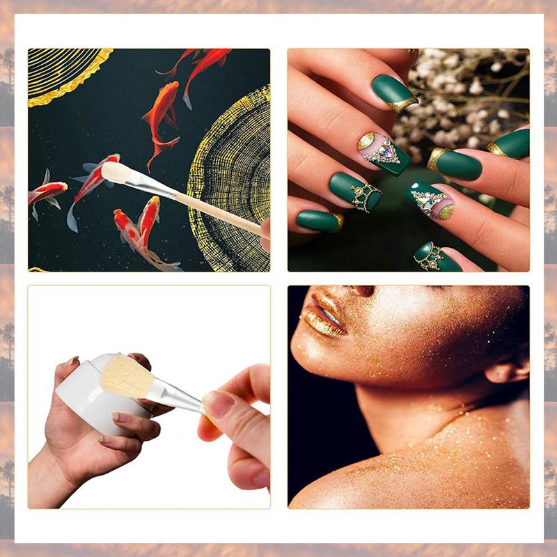 

2025 Trend Acrylic Painting Mop Brushes, 7 Pieces Various Sizes Acrylic Painting Mixing Brushes For Acrylic Watercolor Oil Art D