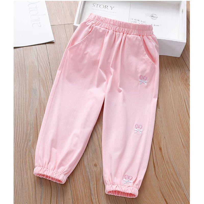 

Girls Cropped Pants for Spring Children s Leggings for Summer Thin Baby Pants Casual Pants 140
