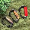 Orobianco Carabiner Key Ring, Black X Red, ORKY-004, Authentic Orobianco Keychain