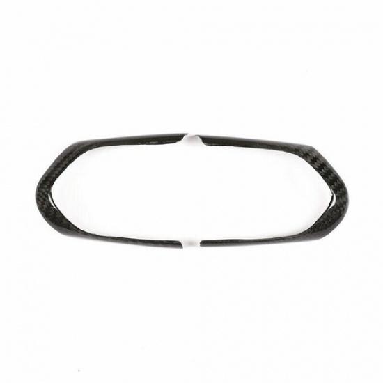 Real Black Dry Carbon Fiber Steering Cover Trim Fit for BMW F80 F82 M3 M4