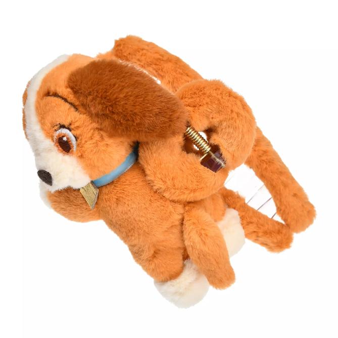 Disney Lady Hair Clip ( Plush Doll Style with Hug ) Japan NEW Disney Store