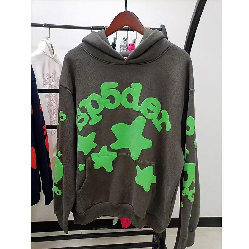 Spder555 Heavyweight 420G Fleece Hoodie - Trendy Velvet Design by Sp5de