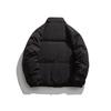 Men's Winter Cotton-Padded Jacket: Japanese Style Workwear, Large Pockets, Half-High Stand Collar, Thickened for Warmth