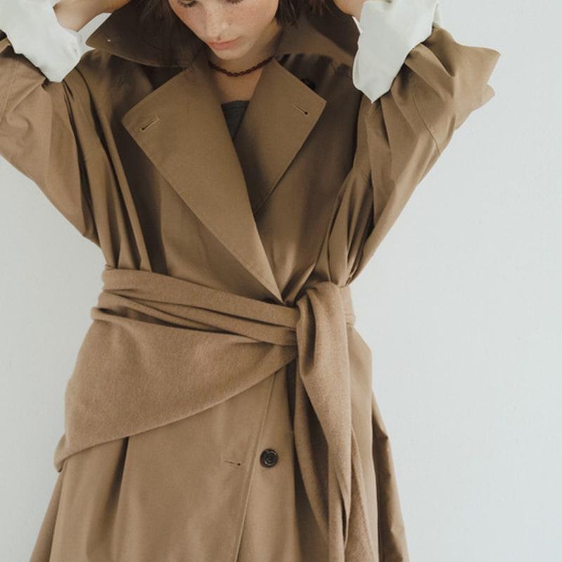 ANEDIT O Silk Wool Multiway Knit Scarf_2colors