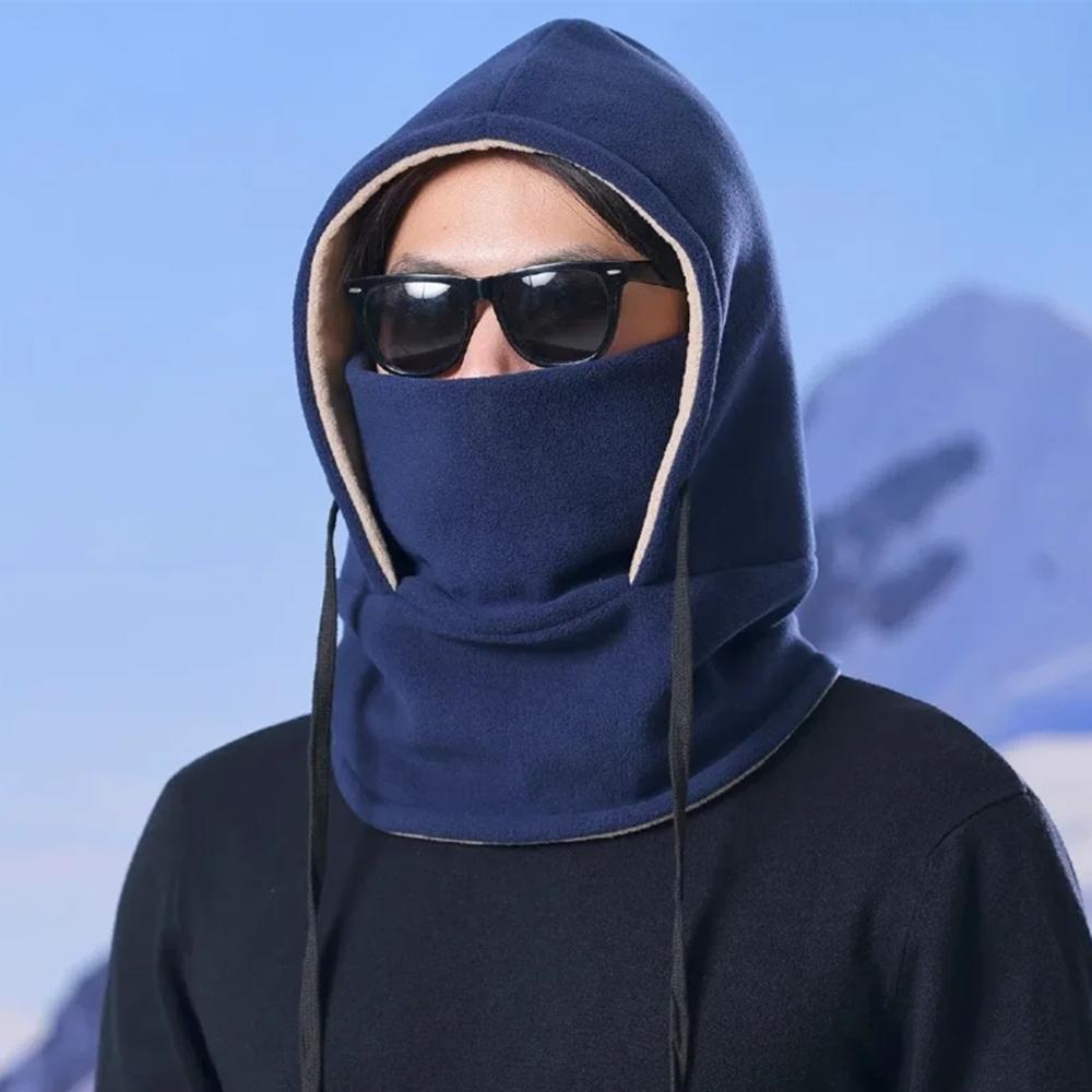New Style Unisex Winter Warm Balaclava Hat With Mask Neck Protection Windproof Cap Fur Warm Hat For Men Women Winter Hat