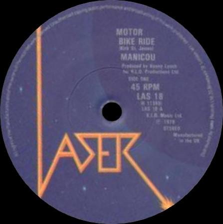 

7inch Record MANICOU - Motor Bike Ride LAS18 Laser 1979 UK Reggae, Ska & Dub Used
