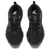 New Anta Life Collection Wear Resistant Slip Resistant Low Top Chunky Sneakers Women's Black Silver 122518853-4