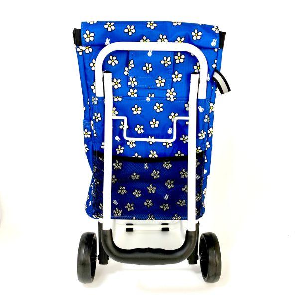 Miffy Miffy Isolierter Einkaufswagen, Blumenblau, Tragetasche, Outdoor-Kühltasche, Blau