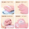 Dew two fingers knitted wool fleece thickened warm primary school students writing cold-proof girls winter cute gloves children