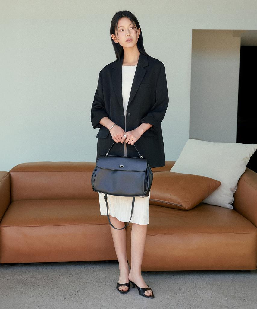 Siyazu Siot4195 Lounge Soft Blazer_Black