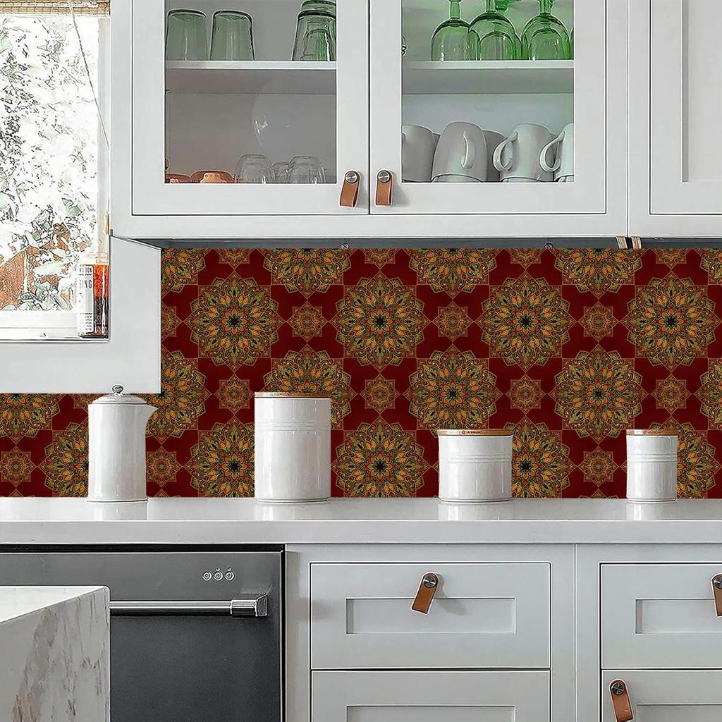 Waterproof Wall Stickers Posters Self-Adhesive Waterproof Wall Stickers Home Living Room Walls Kitchen Decoration Stickers