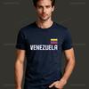 Venezuela Nationalflagge Herren T-Shirt Südamerika Frau Mann Hohe Qualität Baumwolle Lässig Hohe Qualität Baumwolle Grafik T-Shirts