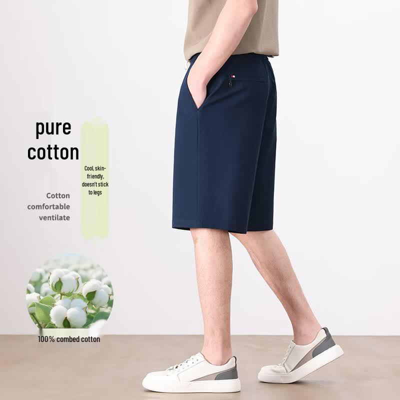 PLAYBOY Herren Baumwoll-Freizeit-Sommershorts (100% Baumwolle)