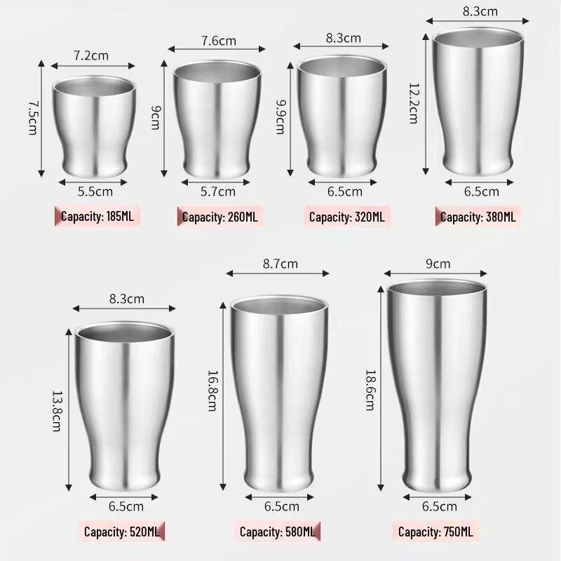 Abay Doppelwandiger Edelstahl Kelch
