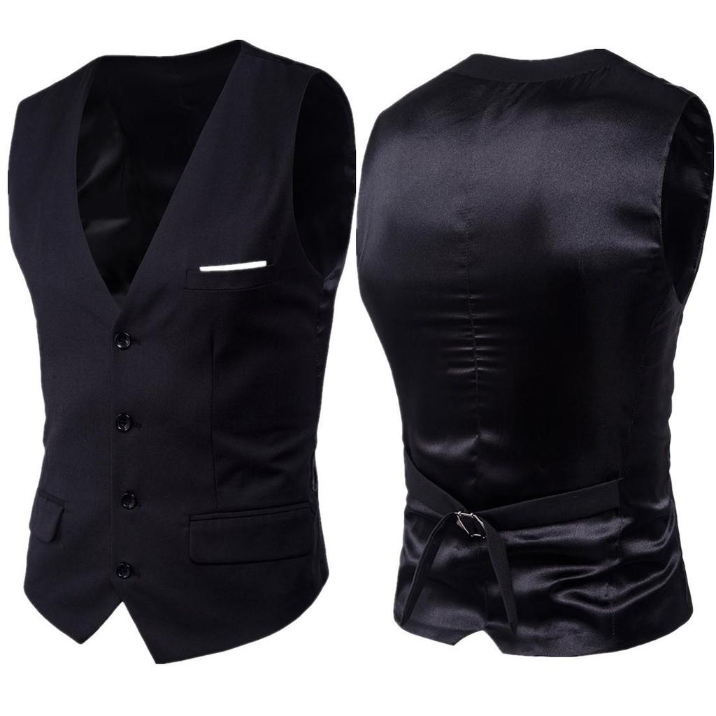 Men's Large Size Vest for Billiard Room, Hotel, and KTV Staff