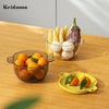 Useful Food Grade PET Vegetable Washing Basket Colander Fruit Kitchen Accessories