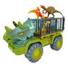 Car Toy Dinosaurs Transport Carrier Vehicle Indominus Rex Jurassic World Park Truck Model Game for Children Birthday Kids Gifts