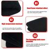 Industrial Strength Fireproof Welding Blanket 100cmx100cm Heat Resistant Carbon Felt Multiple Scenario Protective Layer