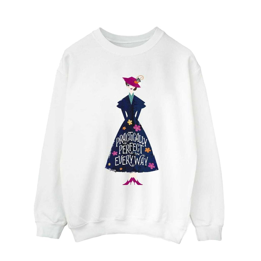 Mary poppins Mens Practically Perfect In Every Way Standing Sweatshirt