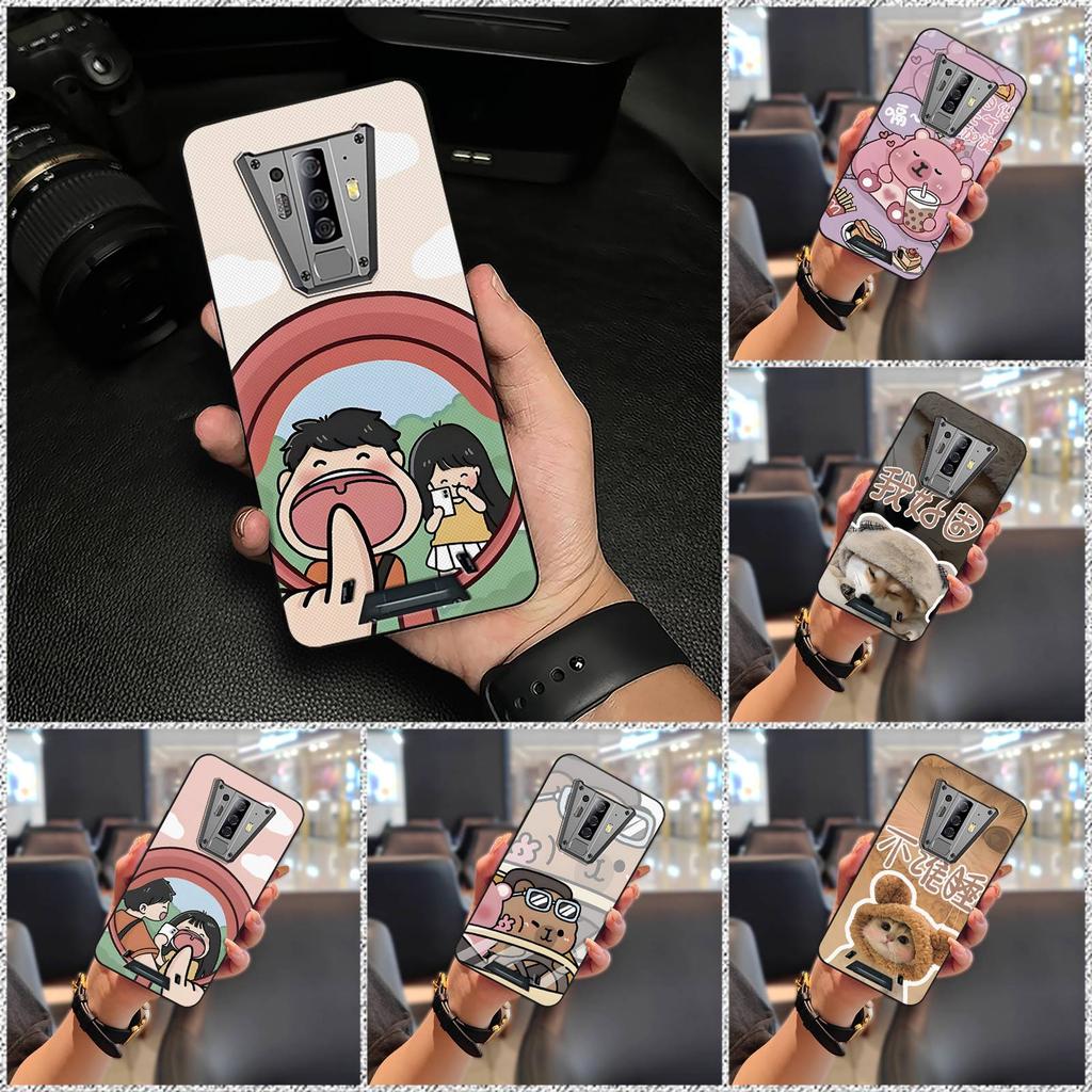 Back Cover Graffiti Phone Case For Blackview BV6900 Soft Case Anti-dust Silicone Full Wrap Shockproof Anti-knock Cute