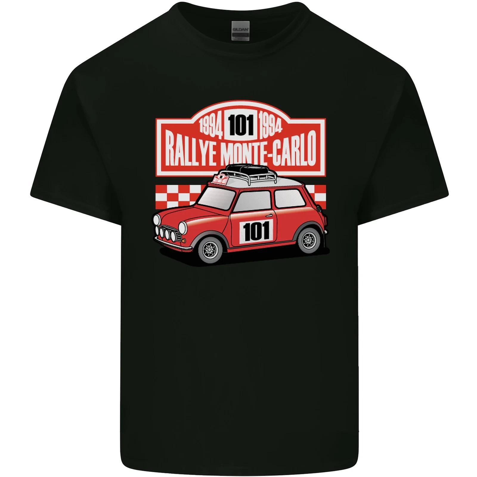 Rallye Monte Carlo Mini Rally Car Kids T-Shirt Childrens L