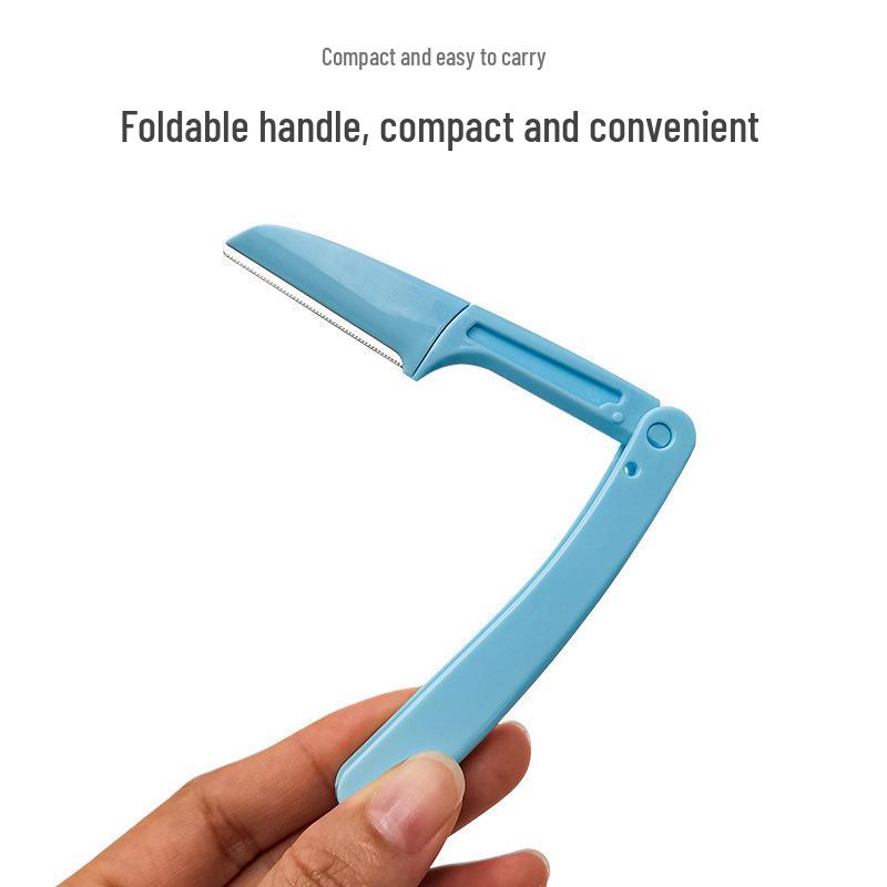 Foldable Anti-Scratch Eyebrow Razor Set for Women - Safe & Beginner Friendly