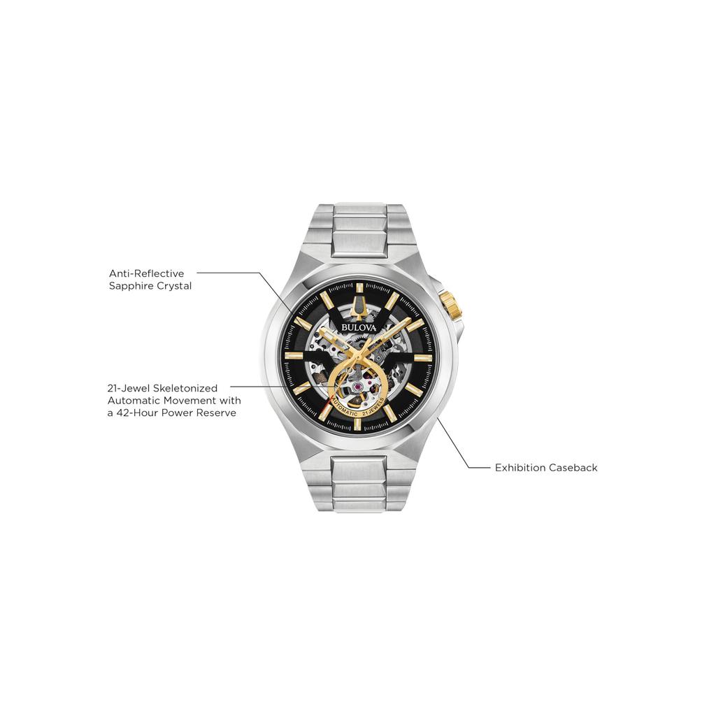 Bulova Futuro 98A224 Two Tone Yellow One Size -