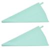 2Pcs Silicone Icing Piping Pastry Bags Smooth Interior Easy Squeeze Reusable Cream Bag Cupcake Decorating Baking Tools
